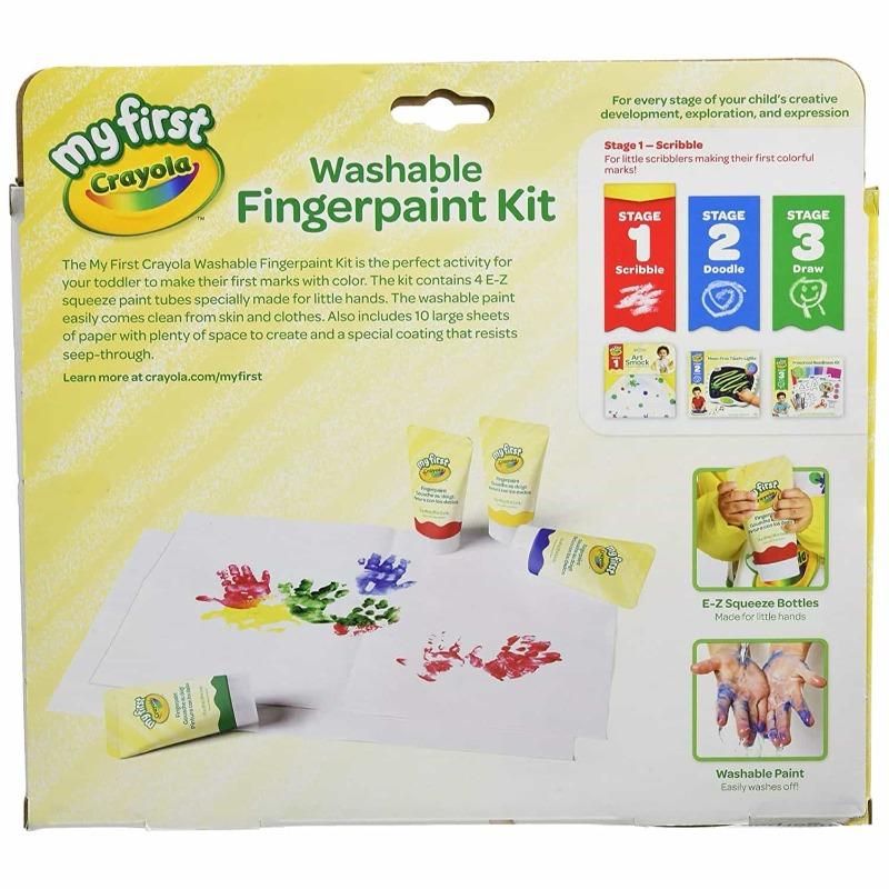 My First Crayola Washable Finger paint Kit