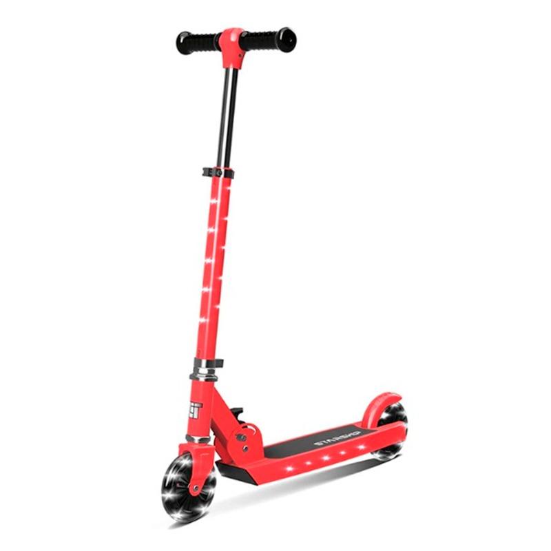 Spartan Lit Starship 2 Wheel Scooter - Red