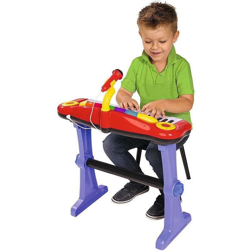 اشتري 1 واحصل على 1 مجانا سيمبا لوحة بيانو + ماكيروفون ستاند طويل