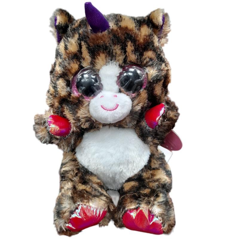 كدلي لوفبليس - دمية قطيفة يونيكورن لون بني