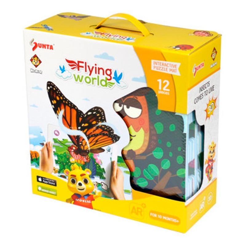 Sunta Puzzle Mat Flying World - 12 Pcs