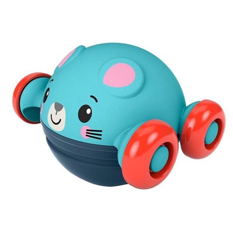 Fisher-Price Roll Pop And Zoom Friends Toy Vehicle - Light Blue