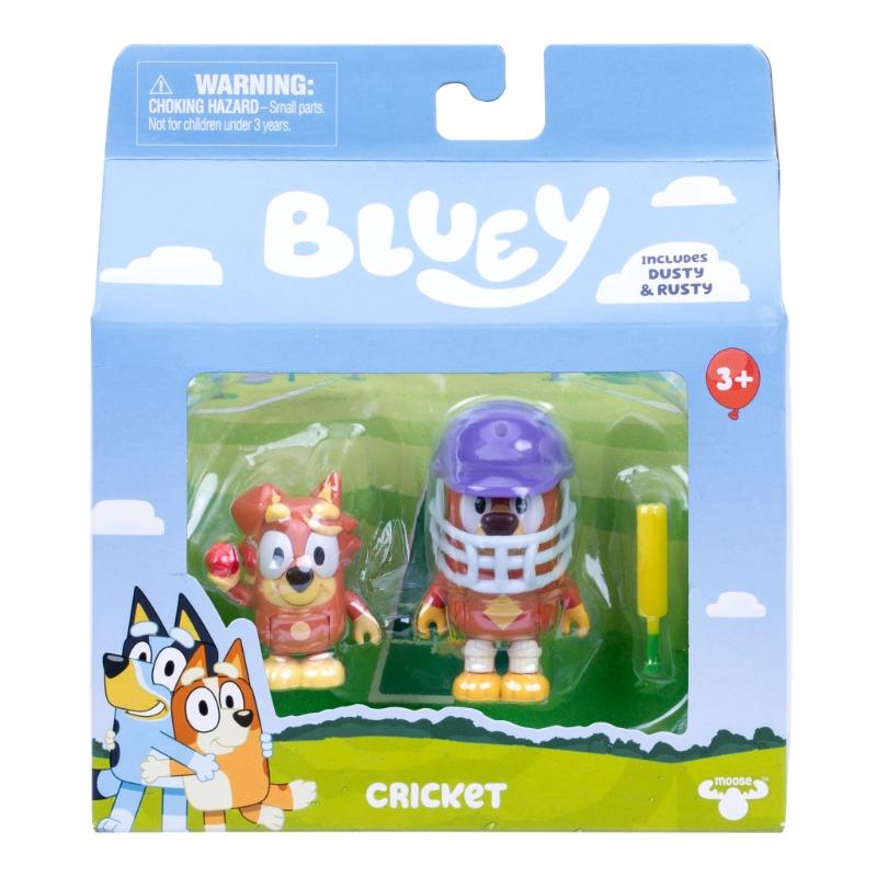 Bluey Figure 2 Pack Cricket S14 – Collectible Playset