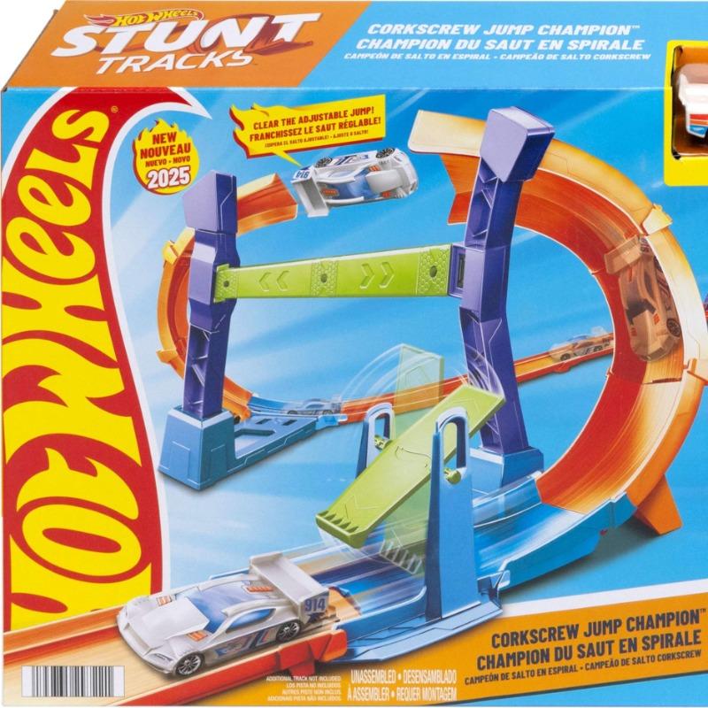 Hot Wheels Corkscrew Jump Champion Track Set