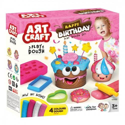 Art Craft Happy Brithday Dough Set