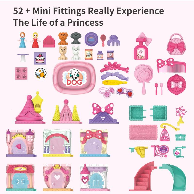 Five Star Building Block Castle Random Color For Kids