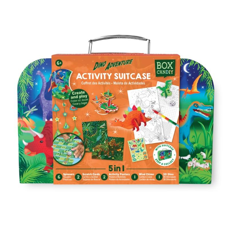 Box Candiy - Dino Adventure Travel Suitcase Multi Craft And Activity Set