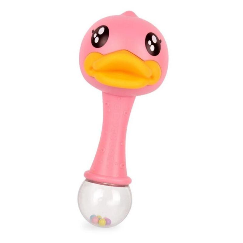 B Duck Baby Sand Hammer Hand Rattle