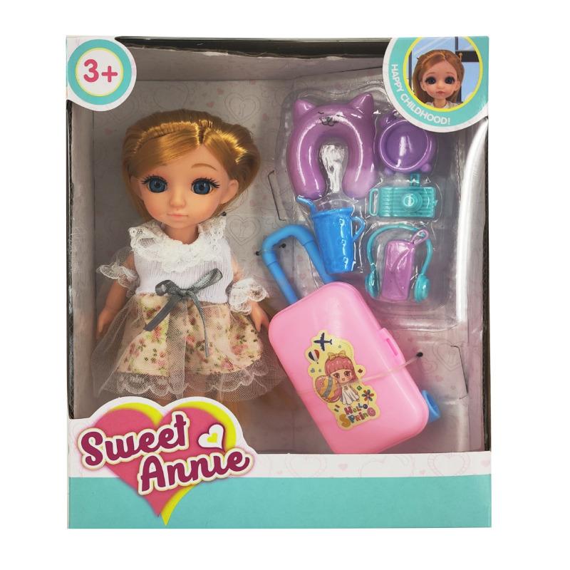 Sweet Annie Doll With Travel Set