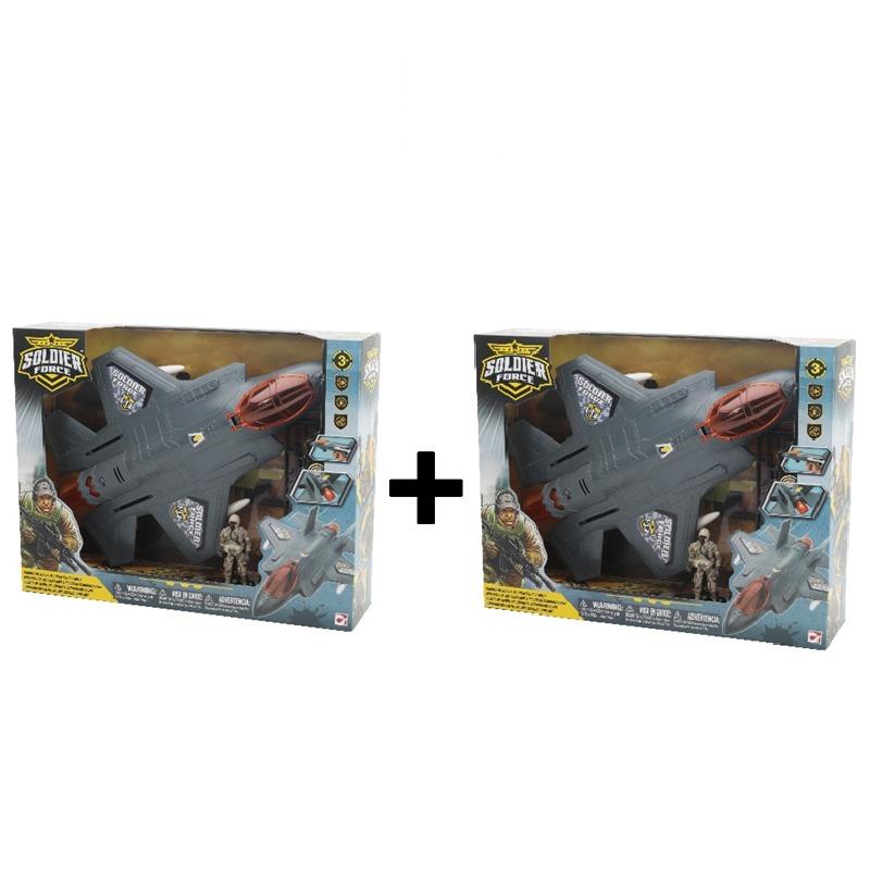 اشتري 1 واحصل على 1 مجانا مجموعة طائرة هجومية سولدجر فورس إير هوك أتاك