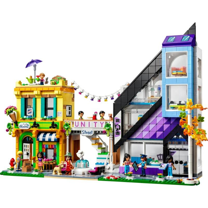 LEGO Friends Downtown Flower And Design Stores Building Toy Set - 2010 Pcs 41732