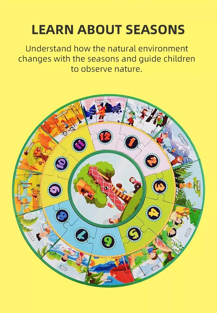 بازل دائري تغيرات الطبيعة