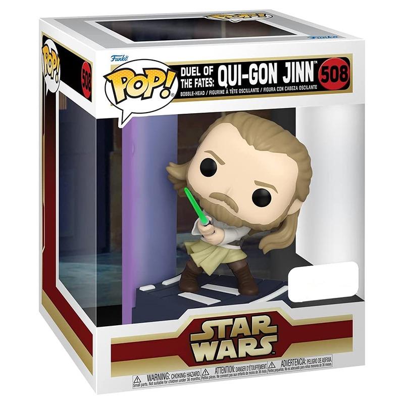 Funko Pop Deluxe Marvel Star Wars Dotf Qui Gon