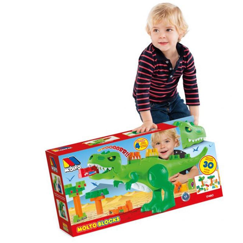 Molto Blocks Dino - 30 Pcs