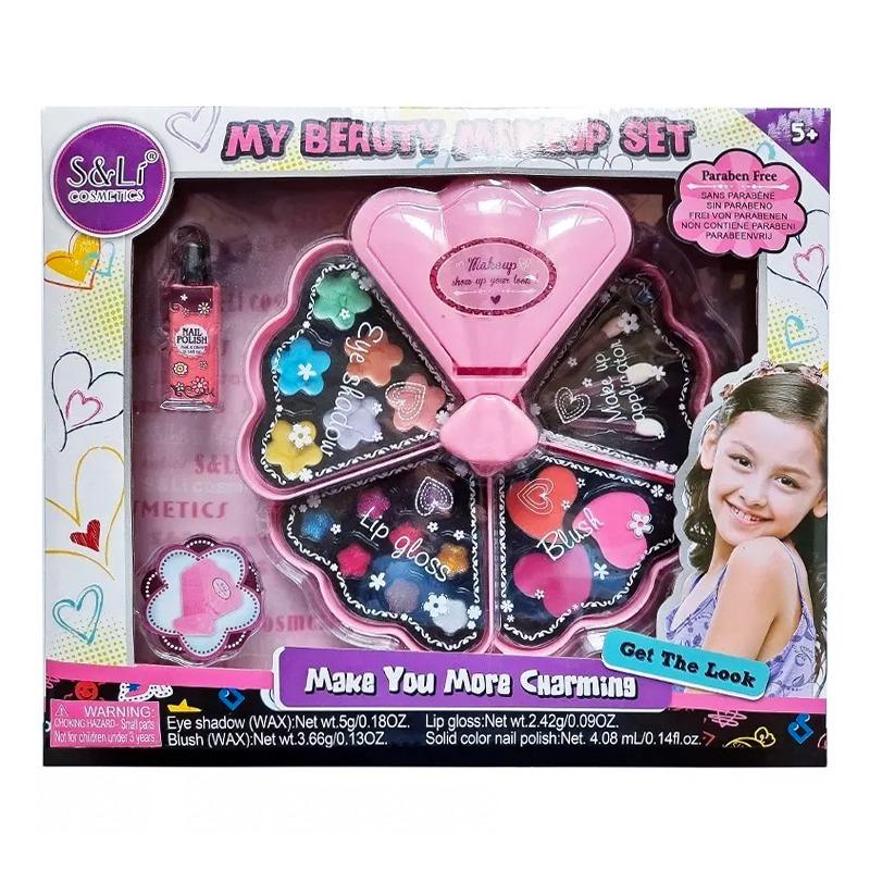 Sparkle And Gliter Beauty Makeup Set - Seashell