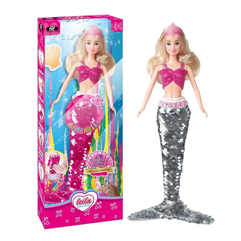 Power Joy Leila Flippable Mermaid Doll