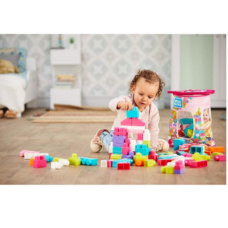 ميجا بلوكس - حقيبة كتل البناء الكبيرة 80 قطعة