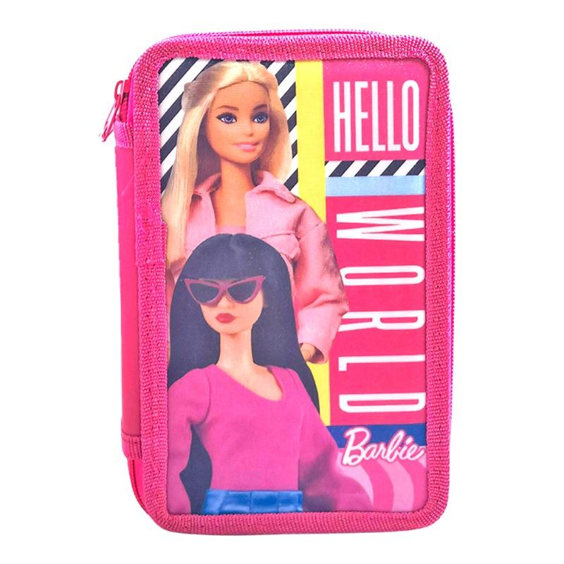 Barbie 3 Zippers Pencil Case