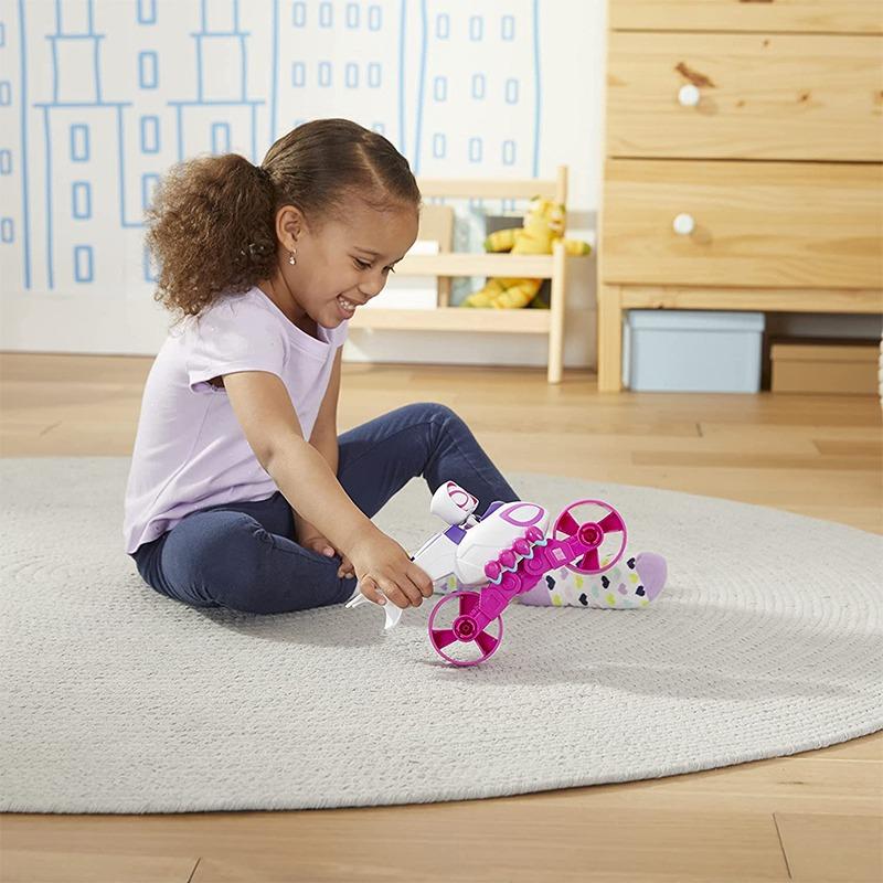 Marvel Spiderman Spidey Figure With Transformer Ghost Copter Vehicle