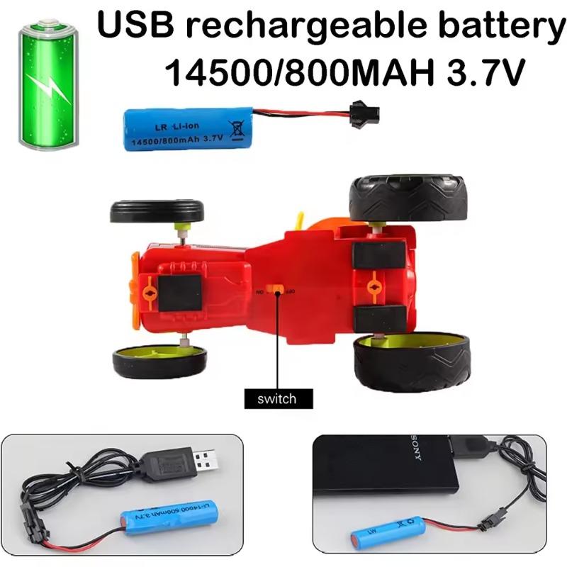 Rc Crazy Jumping Car - Red
