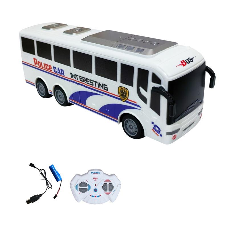 Scale Luxury Police Bus - Radio Control
