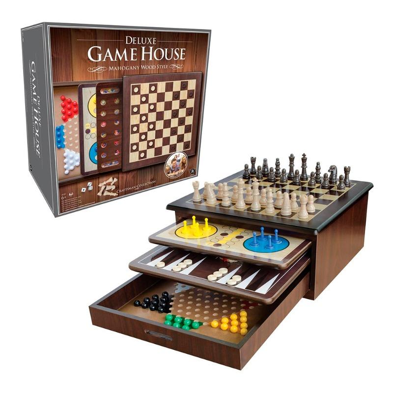 Merchant Ambassador Craftsman Deluxe Wooden Game House