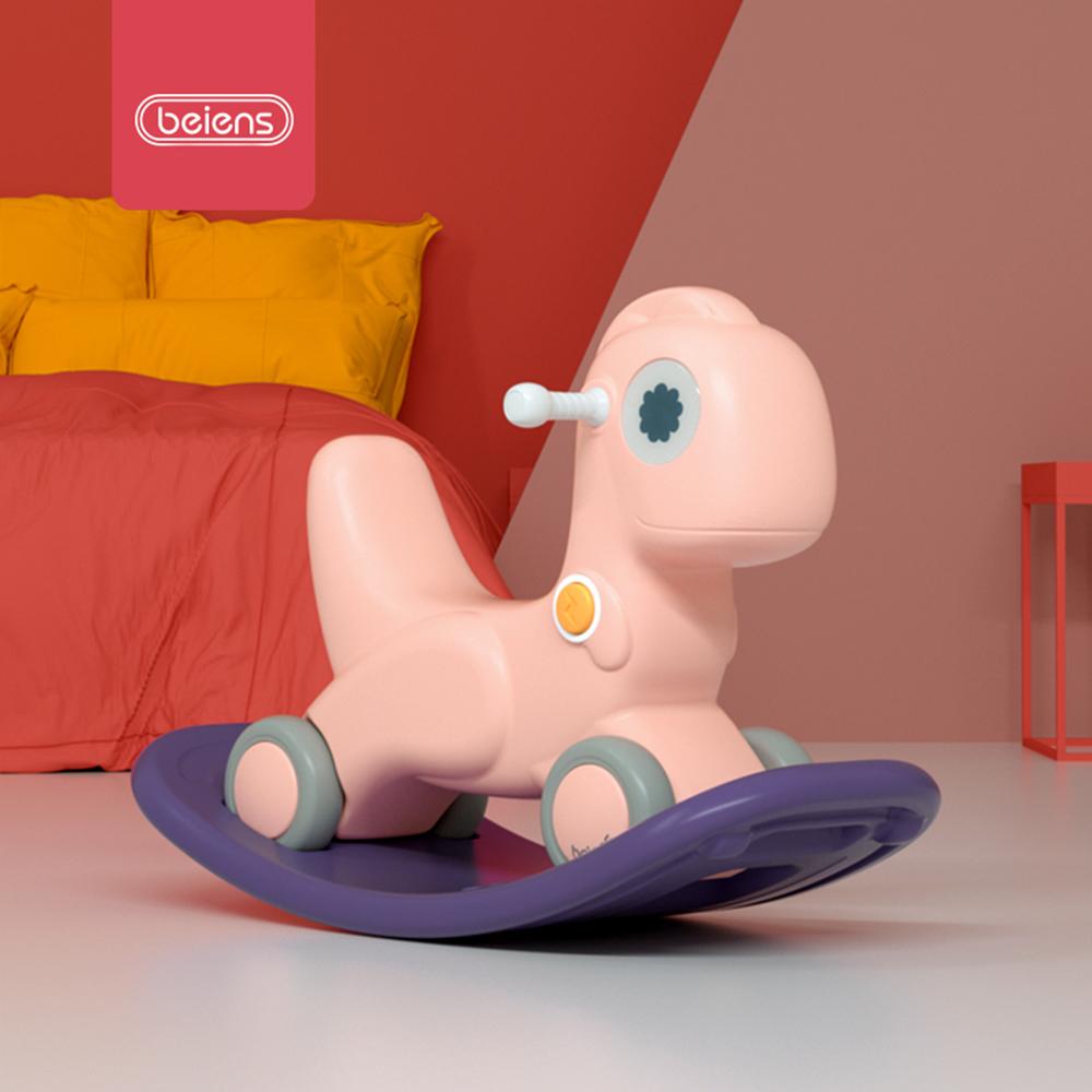 Beiens 2 in 1 Rocking Horse - Pink
