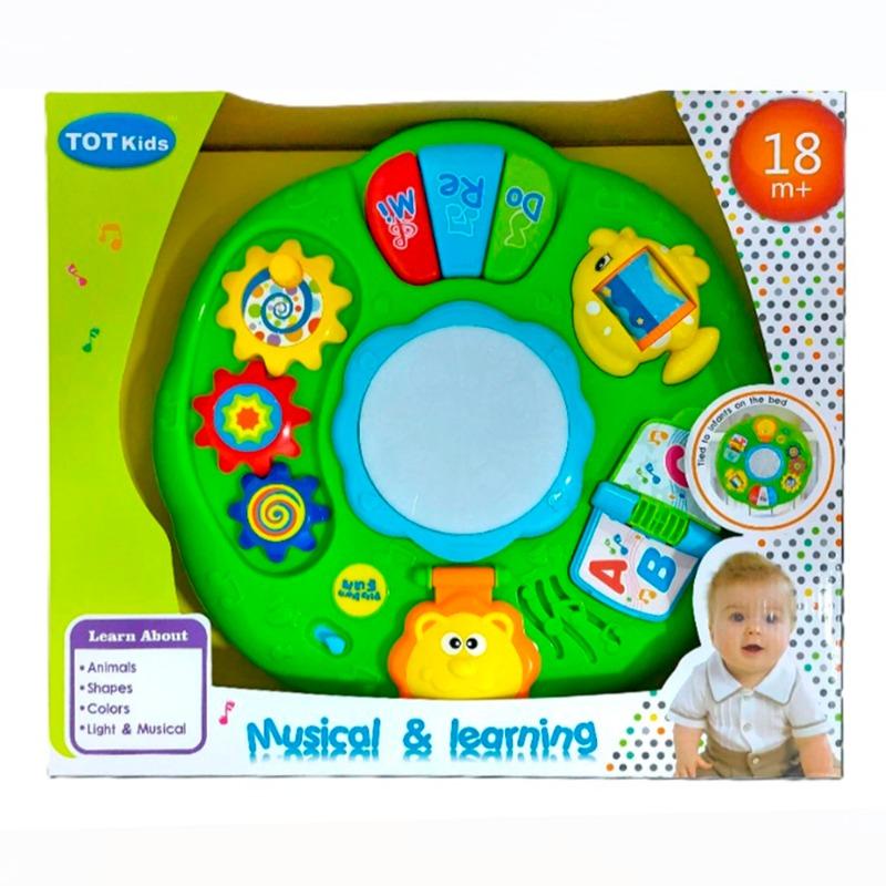 Educational Drum Set with Sounds and Lights