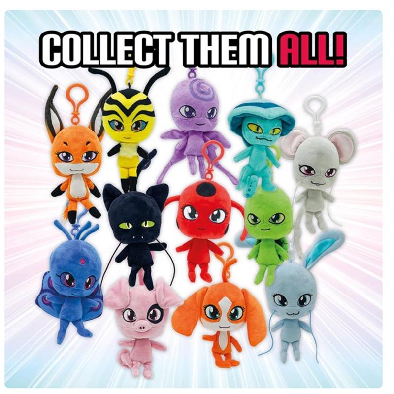 Miraculous Trixx Kwame Figure Plush Medallion 12cm