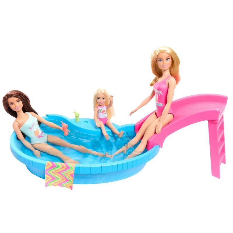 Barbie Pink Swimsuit Playset