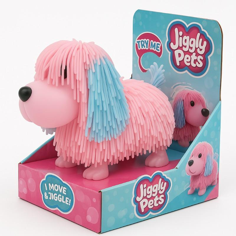 Jiggly Pets Gummymals Bear with Sound in PINK Jiggly Pets Gummymals Bear with Sound in PINK