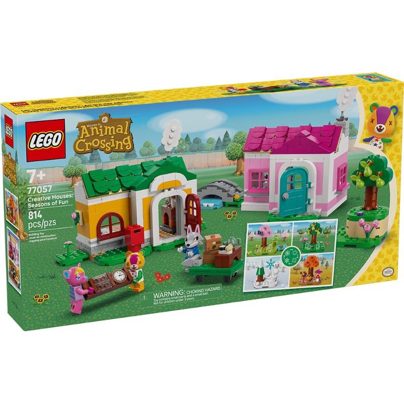 LEGO Animal Crossing Creative Houses: Seasons of Fun Building Set