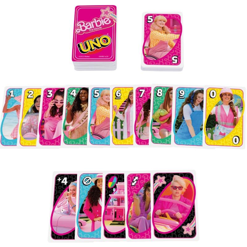 UNO Barbie The Movie Card Game