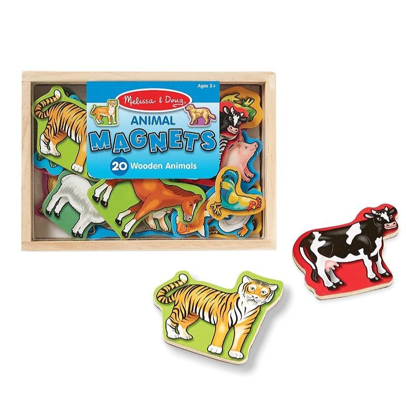Melissa and Doug Wooden Animal Magnets