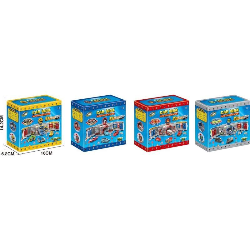 مجموعة لعب محطة خدمة السيارات المصغرة أشكال متعددة 1 قطعة