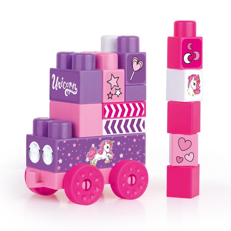 Dolu Unicorn Mega Blocks 25 Pcs