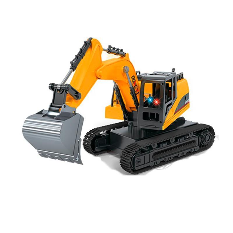 R/C Mighty Digger Toy Excavator - Yellow