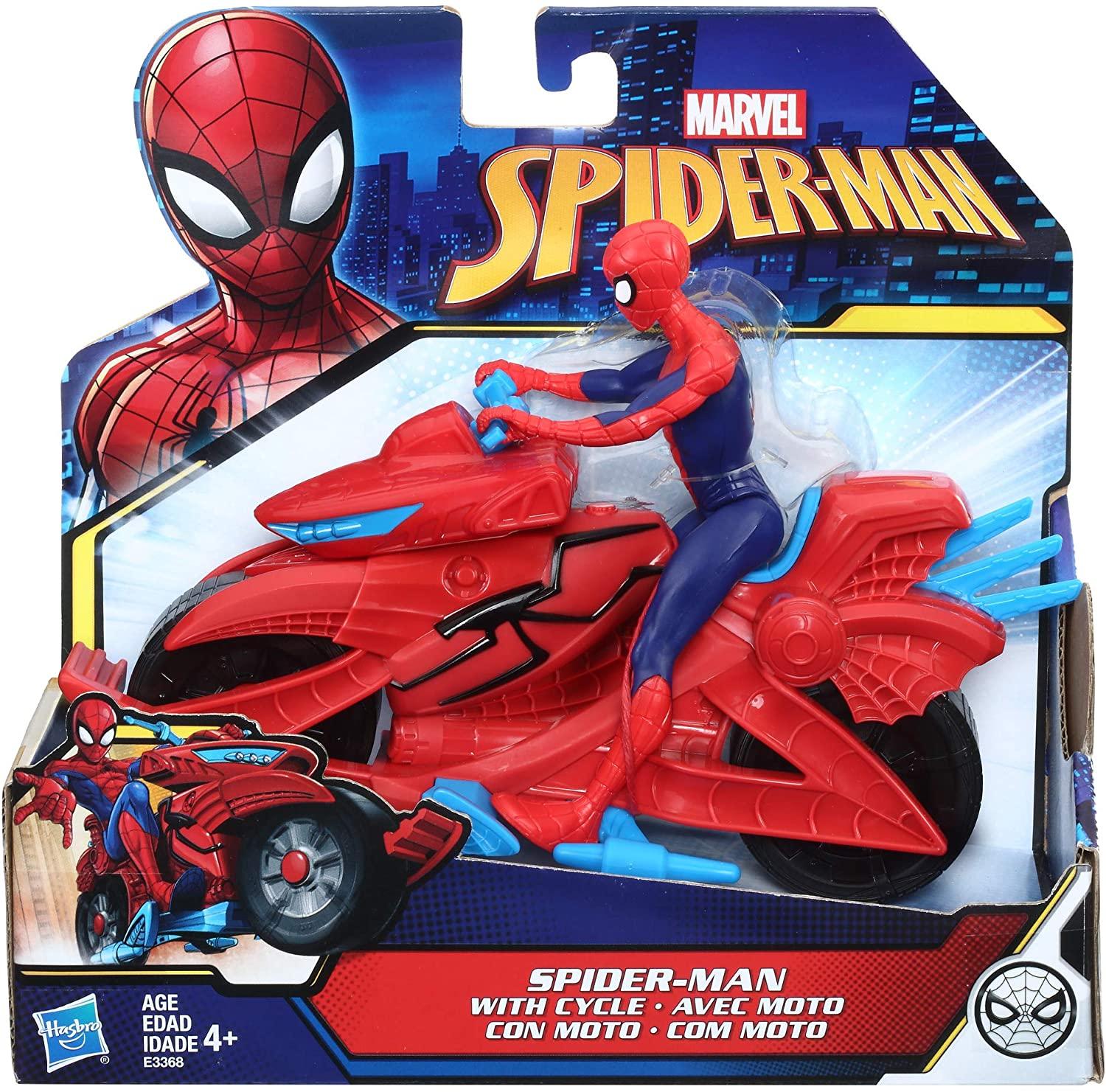 Marvel Spider Man Figure with Cycle