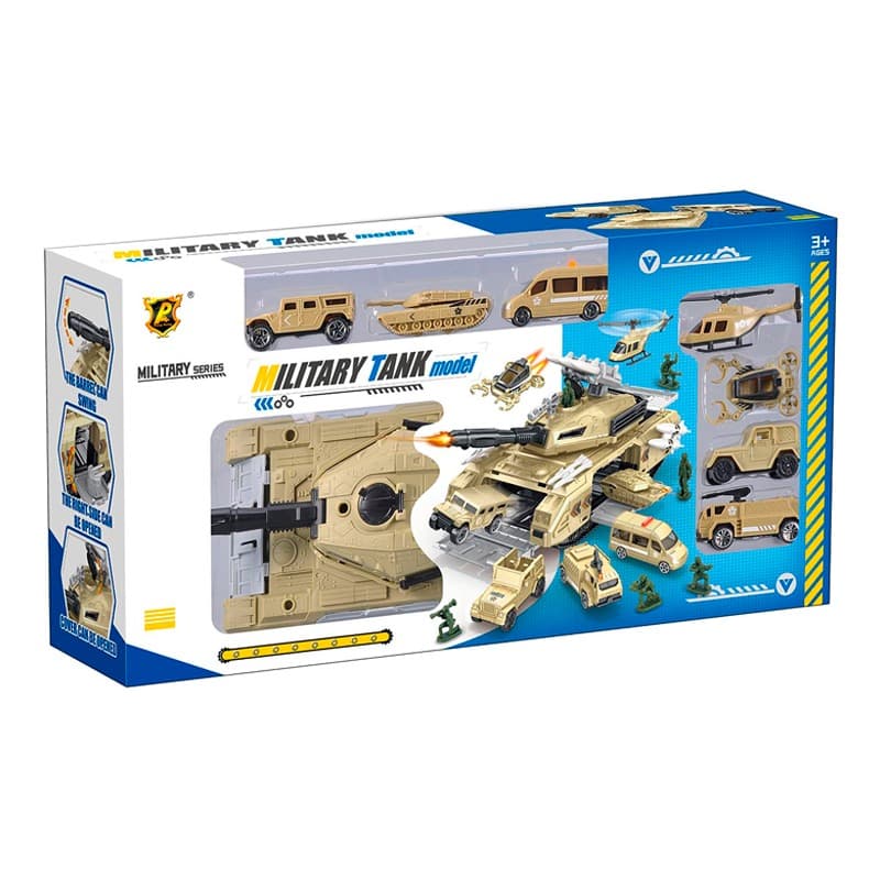 Military Tank Parking Lot Playset