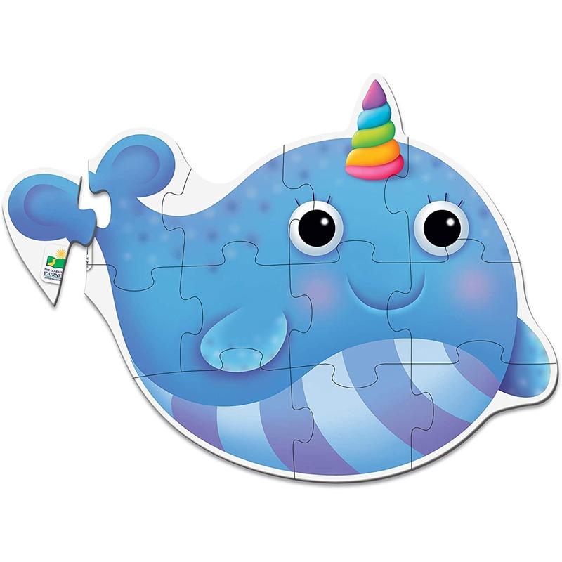 The Learning Journey My Big First Puzzle Nosy Narwhal - 12 Pcs
