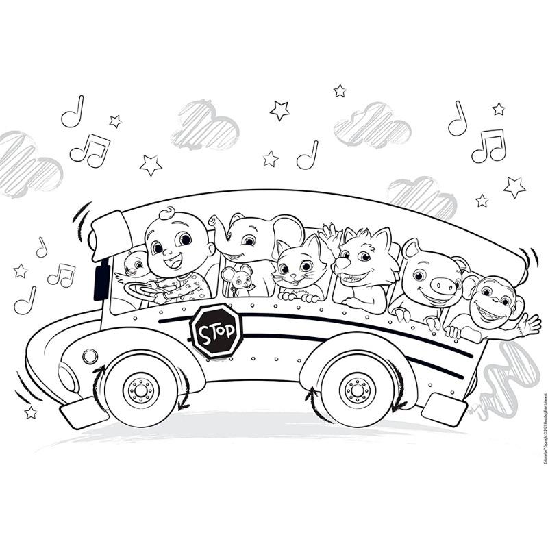 كوكو ميلون - 2 في 1 ماكسي فلور لوحة أحجية مزدوجة الوجة المشاركة ممتعة 35 قطعة