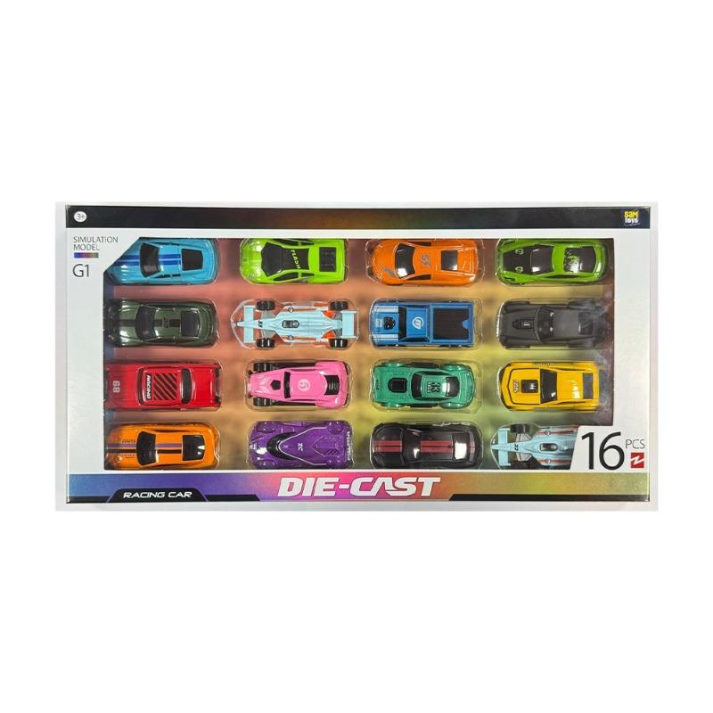 سام تويز-  مجموعة داي كاست كار 16 قطعة