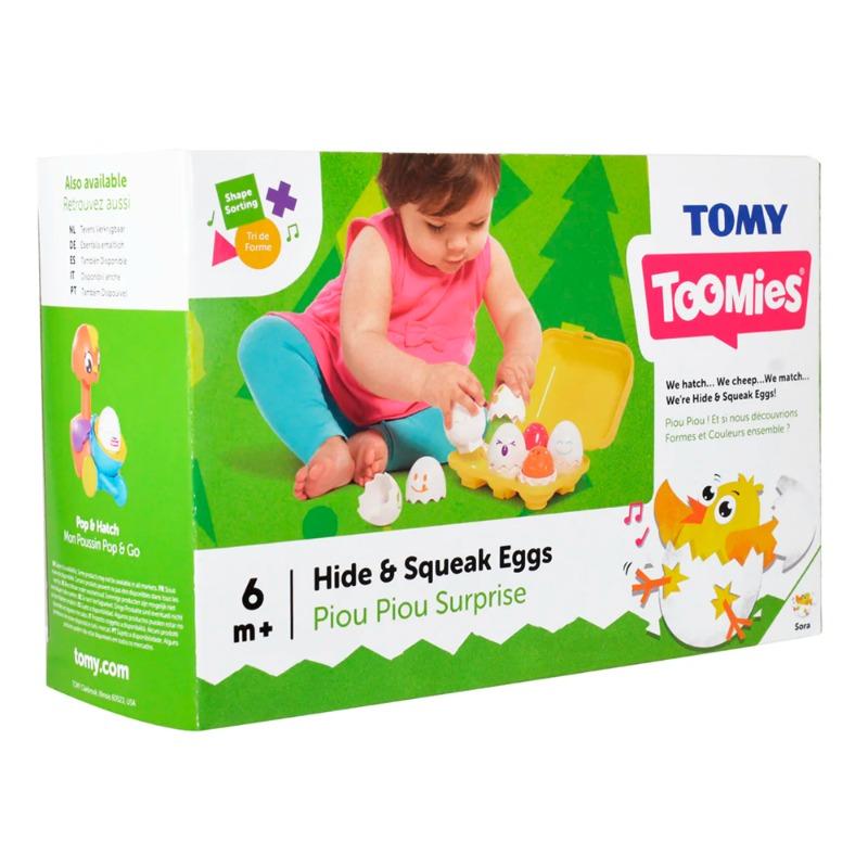 Tomy Toomies Hide And Squeak Eggs Toy