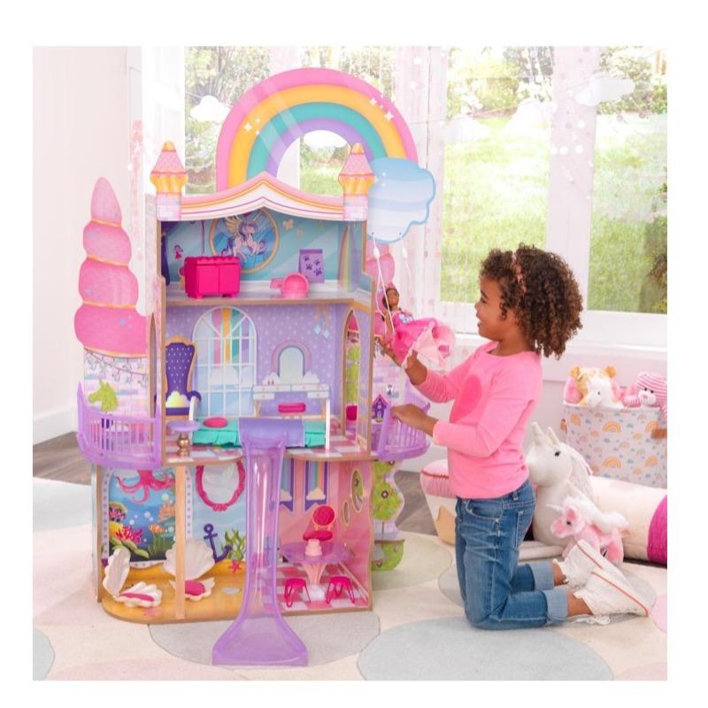 كيد كرافت - منزل الدمى بتصميم حورية البحر يونيكورن رينبو دريمرز