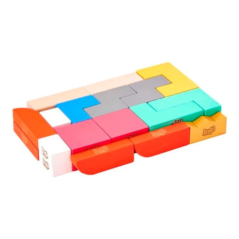 Twist On Classic Jenga In English - Multicolor