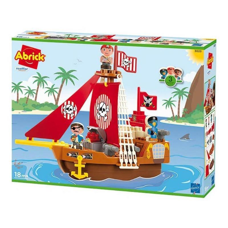 Ecoiffier Abrick Brick Pirate Boat
