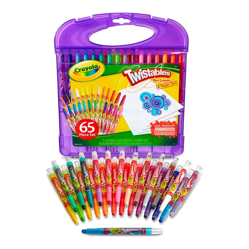 Crayola Mini Twistables Crayons And Paper Set