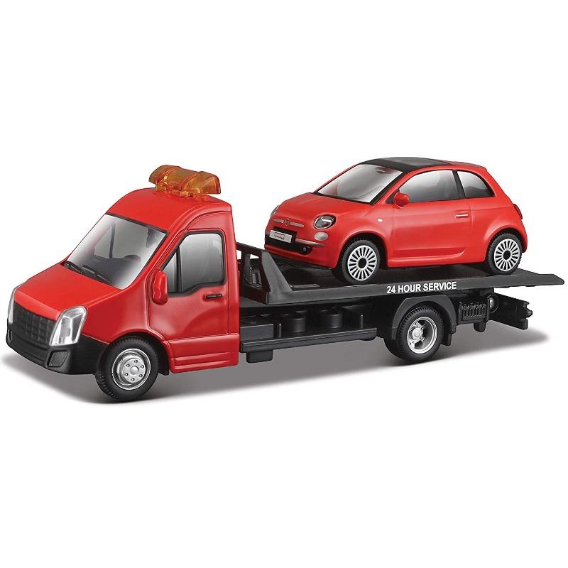 Bburago Street Fire Flatbed Transport