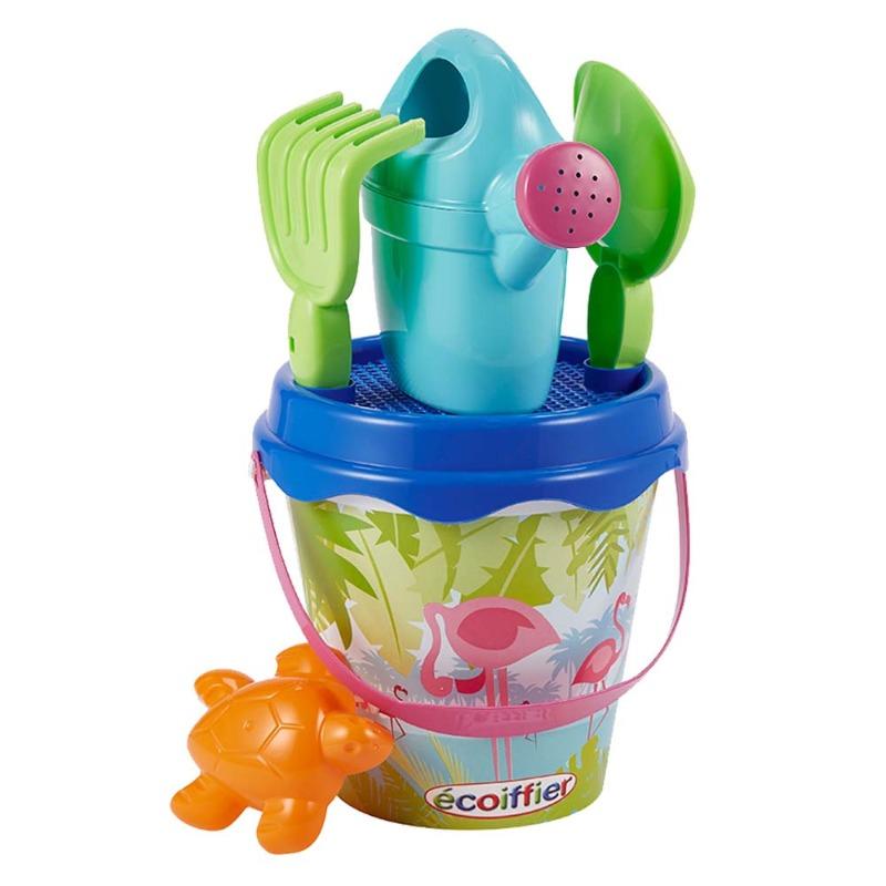 Ecoiffier Flamingo Design Bucket Set