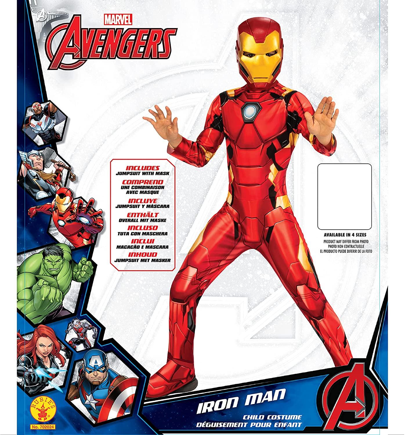 مارفل أفينجرز - زي الأطفال الكلاسيكي بتصميم آيرون مان - مقاس وسط